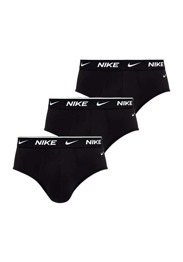 SLIP MUTANDE INTIMO NIKE PRO 3 PAIA SHORT MAN UOMO NERO BIANCO