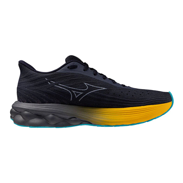 SCARPE RUNNING MIZUNO WAVE SKYRISE 6 SCARPA CORSA UOMO GRIGIA GIALLO