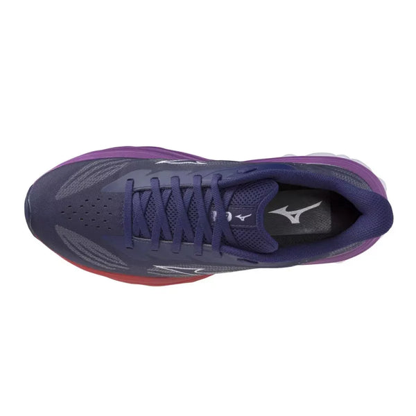 SCARPE RUNNING MIZUNO WAVE SKYRISE 7 SCARPA CORSA DONNA BLUE