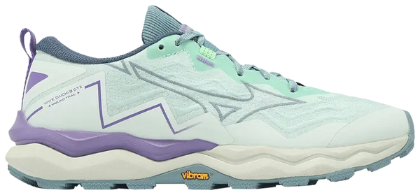 SCARPE MIZUNO WAVE DAICHI 9 GORE-TEX DONNA RUNNING GREEN VIOLET