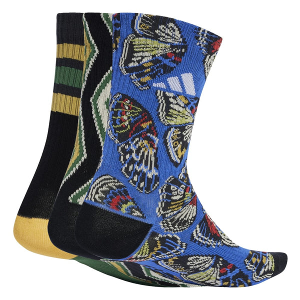 CALZE ADIDAS TRIPLA CUSHIONED CREW SOCKS CALZA 3 PAIA FARFALLE