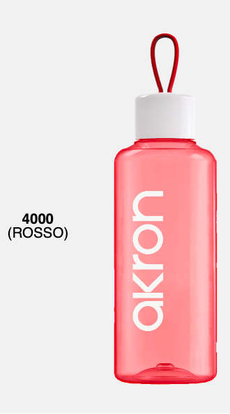 BORRACCIA AKRON PISCINA WATER BOTTLE 550 ML ROSSA