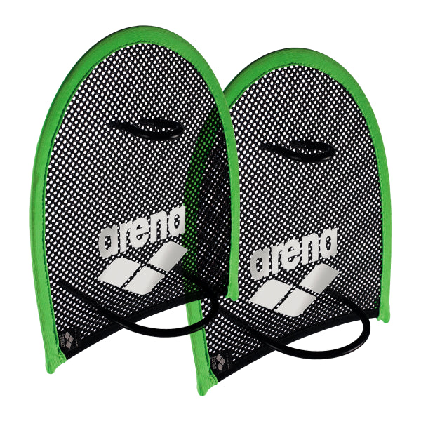 PALETTE ARENA PISCINA NUOTO TRAINING FLEX PADDLES ACID LIME