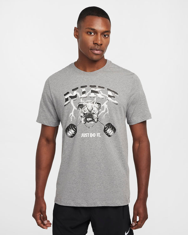 T SHIRT NIKE DOG MAGLIA PALESTRA  DRY-FIT GYM SPORTSWEAR UOMO