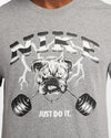 T SHIRT NIKE DOG MAGLIA PALESTRA  DRY-FIT GYM SPORTSWEAR UOMO