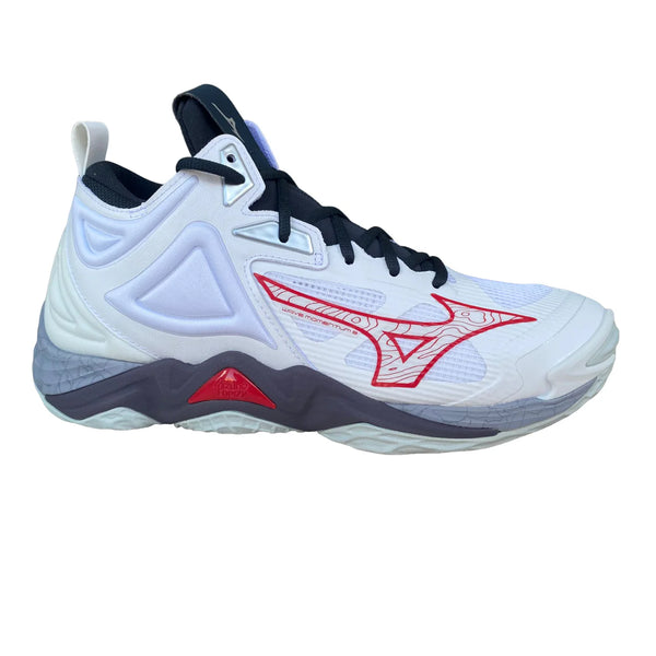 SCARPE PALLAVOLO MIZUNO MOMENTUM 3 MID BIANCHE VOLLEY