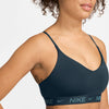 TOP NIKE AIR INDY WOMAN BRA DRI-FIT FITNESS WOD BLU