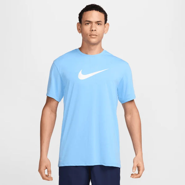 T SHIRT NIKE DRY-FIT MAGLIA UOMO MAN TEE JUST DO IT AZZURRO