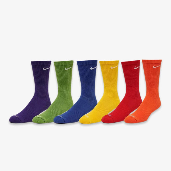 CALZE NIKE EVERYDAY PLUS SOCKS CALZA CROSSFIT 6 PAIA COLORATE