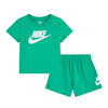 MAGLIA PANTA NIKE T-SHIRT MAGLIA E PANTALONCINO COMPLETO BIMBO BIMBA BAMBINO JUNIOR