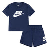 MAGLIA PANTA NIKE T-SHIRT MAGLIA E PANTALONCINO COMPLETO BIMBO BIMBA BAMBINO JUNIOR