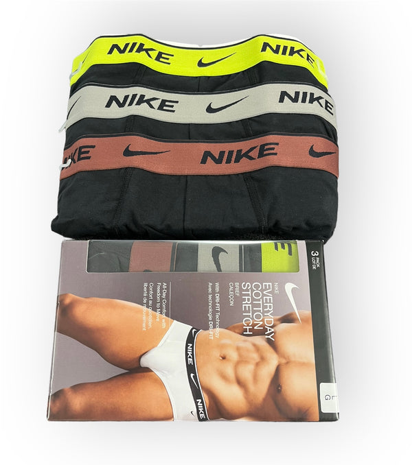 SLIP MUTANDE INTIMO NIKE PRO 3 PAIA SHORT MAN UOMO NERO