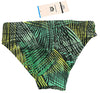 COSTUME SLIP ARENA UOMO NUOTO PISCINA VERDE BRIEF JUNGLE