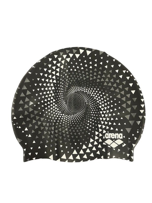 CUFFIA ARENA SILICONE SWIM CAP CUFFIE PISCINA NUOTO NERA BIANCA