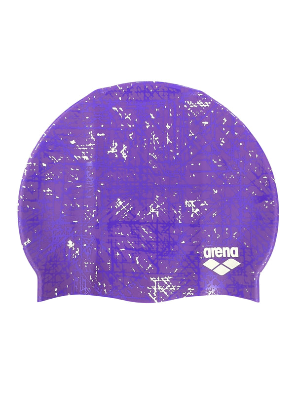 CUFFIA ARENA SILICONE SWIM CAP CUFFIE PISCINA NUOTO VIOLA