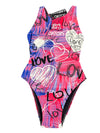 COSTUME DONNA AKRON ITALIA NUOTO PISCINA WOMAN LOVE BUDDY