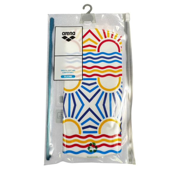 CUFFIA PISCINA ARENA NUOTO SILICONE SWIM CAP CUFFIE TRAMONTO SUNRISE