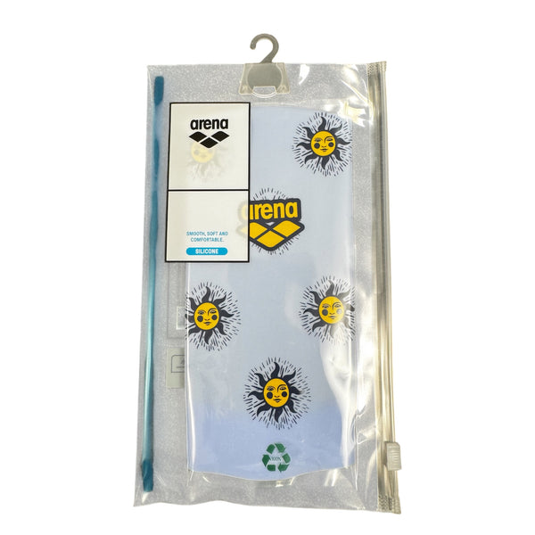 CUFFIA PISCINA ARENA NUOTO SILICONE SWIM CAP CUFFIE SOLE SUNNY