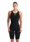 COSTUMONE ARENA POWERSKIN VELOCE DONNA APERTO NERO WOMAN GARA PISCINA RACING OPENBACK