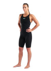 COSTUMONE ARENA POWERSKIN VELOCE DONNA APERTO NERO WOMAN GARA PISCINA RACING OPENBACK