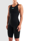 COSTUMONE ARENA POWERSKIN VELOCE DONNA APERTO NERO WOMAN GARA PISCINA RACING OPENBACK