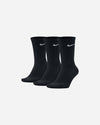 NIKE CALZE EVERYDAY CUSHIONED 3 PACK BIANCHE NERE