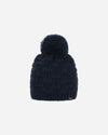 BERRETTO REUSCH MONVISO BEANIE CON PON PON DRESS BLUE