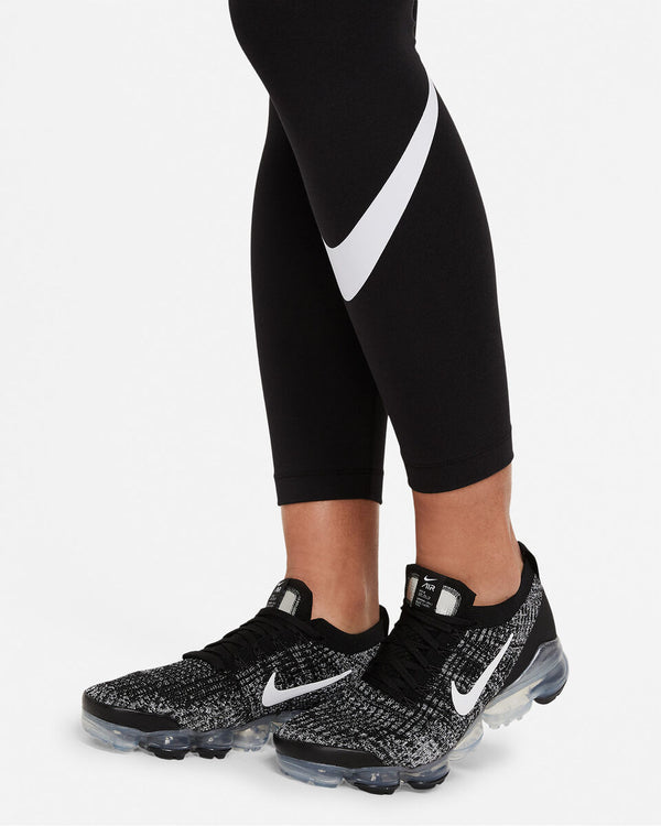 LEGGINGS NIKE PANTA DONNA WOMEN JSTRETCH SWOOSH NERO