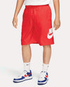 PANTALONE CORTO UOMO SHORT TRAINING NIKE CLUB PALESTRA ROSSO
