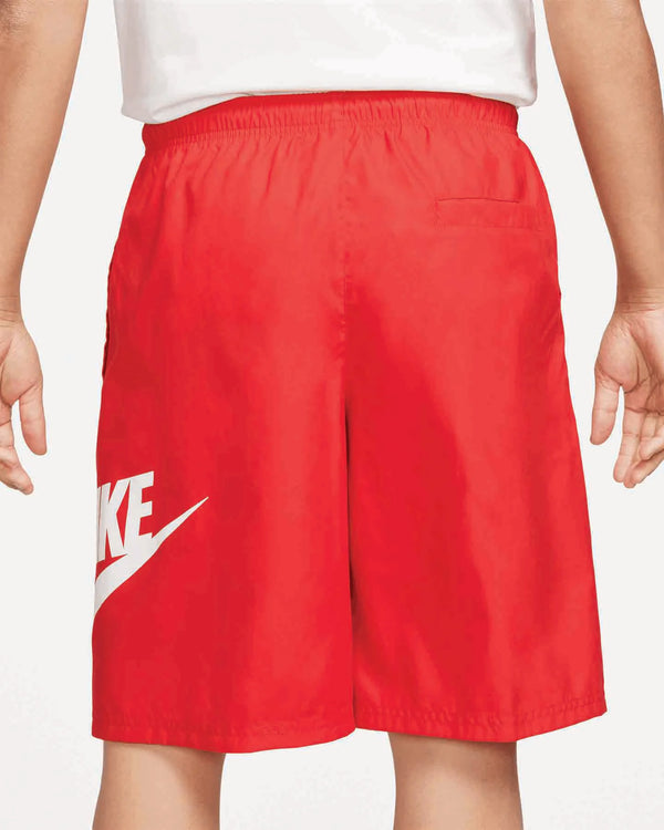 PANTALONE CORTO UOMO SHORT TRAINING NIKE CLUB PALESTRA ROSSO