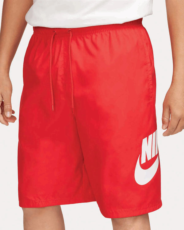 PANTALONE CORTO UOMO SHORT TRAINING NIKE CLUB PALESTRA ROSSO