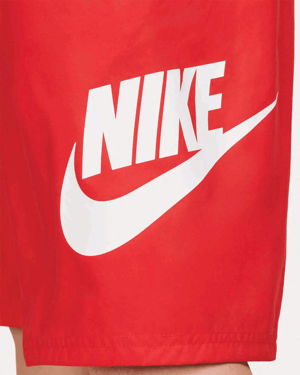 PANTALONE CORTO UOMO SHORT TRAINING NIKE CLUB PALESTRA ROSSO