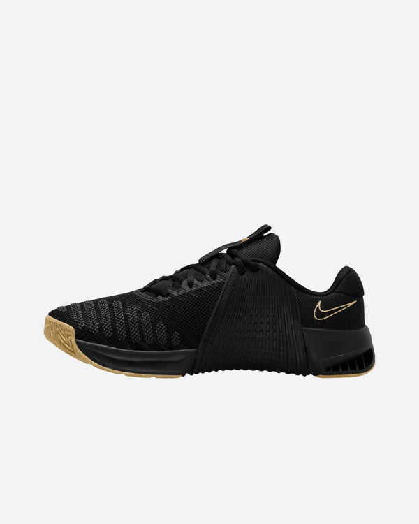 NIKE METCON 9 SCARPE CROSSFIT FUNCTIONAL TRAINING NERA GOLD ORO