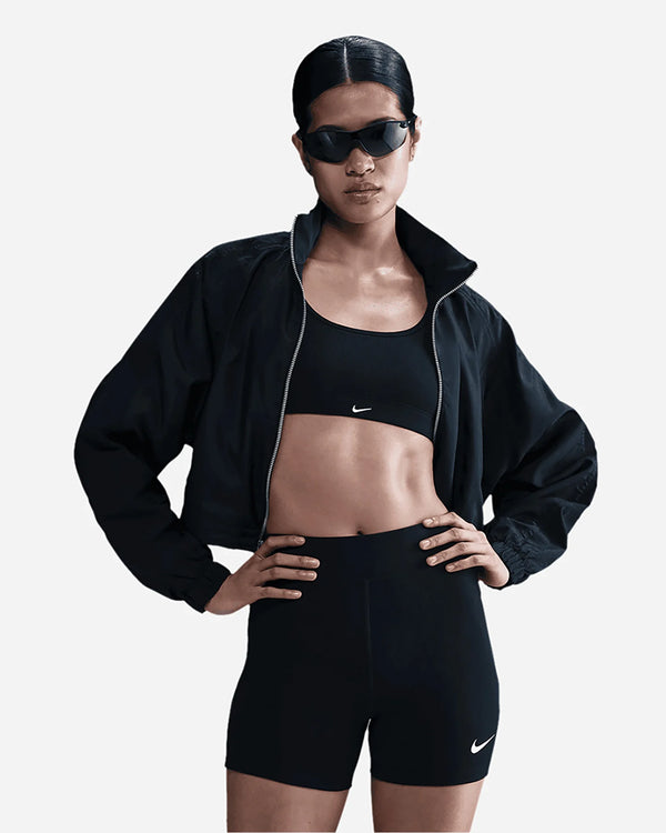 SHORTS NIKE WOMAN PANTALONCINO COTONE DONNA NERO