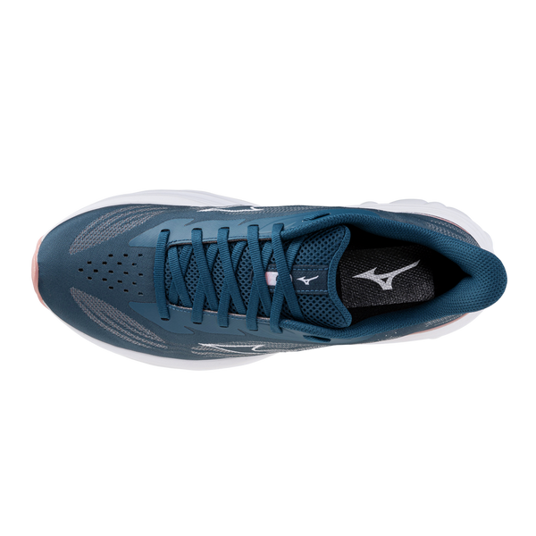 SCARPE RUNNING MIZUNO WAVE SKYRISE 7 SCARPA CORSA DONNA BLUE