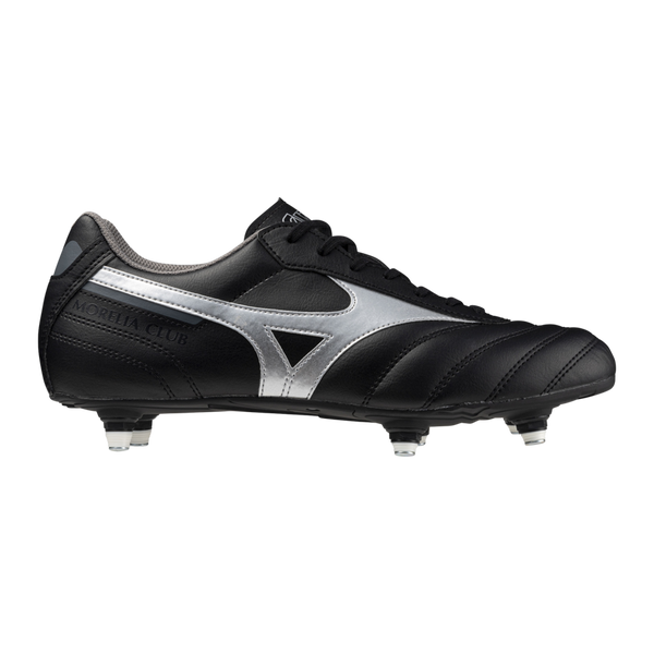 SCARPE CALCIO MIZUNO MORELIA 2 CLUB SCARPA FOOTBALL 6 TACCHETTI NERA