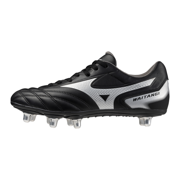 SCARPE RUGBY 8 TACCHETTI WAITANGI 2 CL SCARPA PELLE NERA