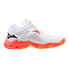 SCARPE VOLLEY DONNA PALLAVOLO MIZUNO WAVE LIGHTING Z8 MID BIANCA ARANCIO