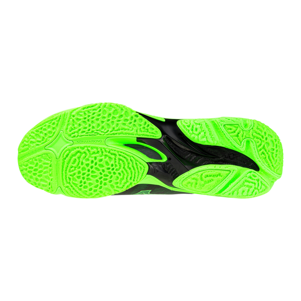MIZUNO VOLLEY WAVE LIGHTING ELITE MID SCARPE PALLAVOLO NERA VERDE