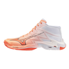 MIZUNO WAVE LIGHTING ELITE MID SCARPE PALLAVOLO WHITE ORANGE