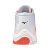 MIZUNO WAVE LIGHTING ELITE MID SCARPE PALLAVOLO WHITE ORANGE