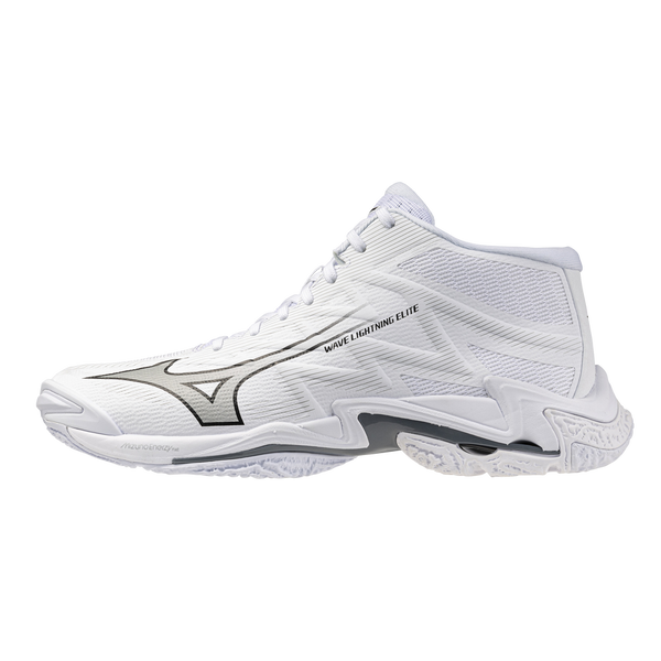 MIZUNO WAVE LIGHTING ELITE MID SCARPE PALLAVOLO WHITE