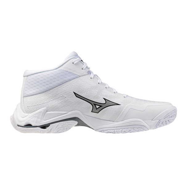 MIZUNO WAVE LIGHTING ELITE MID SCARPE PALLAVOLO WHITE