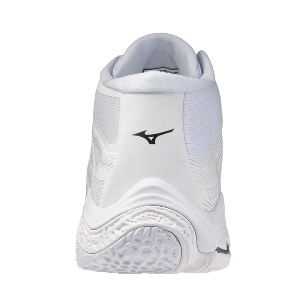 MIZUNO WAVE LIGHTING PRO MID SCARPE PALLAVOLO WHITE