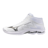 MIZUNO WAVE LIGHTING PRO MID SCARPE PALLAVOLO WHITE