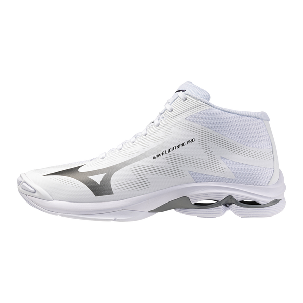 MIZUNO WAVE LIGHTING PRO MID SCARPE PALLAVOLO WHITE