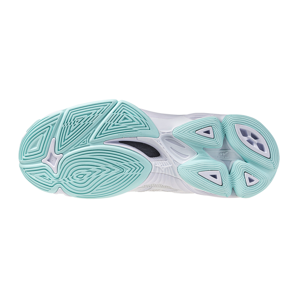 MIZUNO WAVE VOLTAGE 2 MID SCARPE VOLLEY SCARPA PALLAVOLO BIANCA AZZURRA