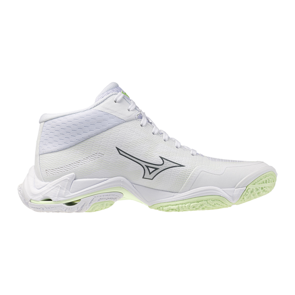 MIZUNO WAVE LIGHTING ELITE MID SCARPE PALLAVOLO WHITE