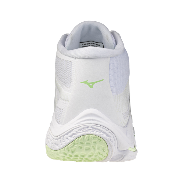 MIZUNO WAVE LIGHTING ELITE MID SCARPE PALLAVOLO WHITE