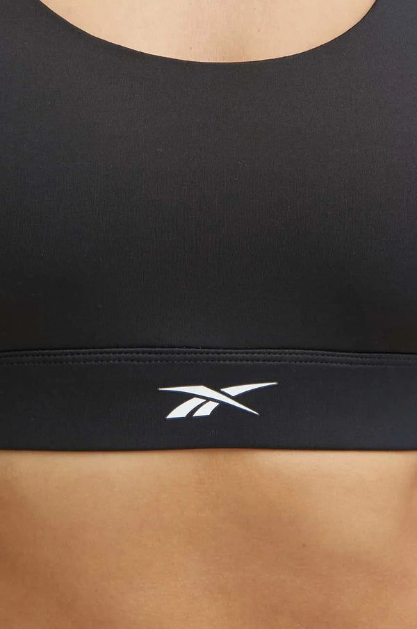 TOP REEBOK REGGISENO SPORTIVO BRA SPORTS DONNA CROSSFIT NERO